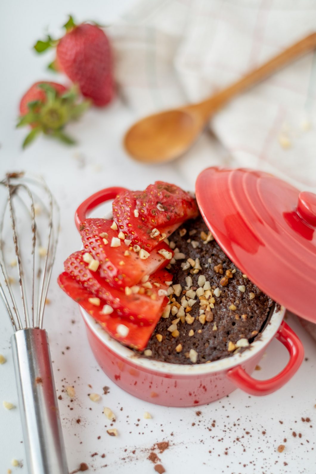 MUGCAKE DE CHOCOLATE Y ALMENDRA
